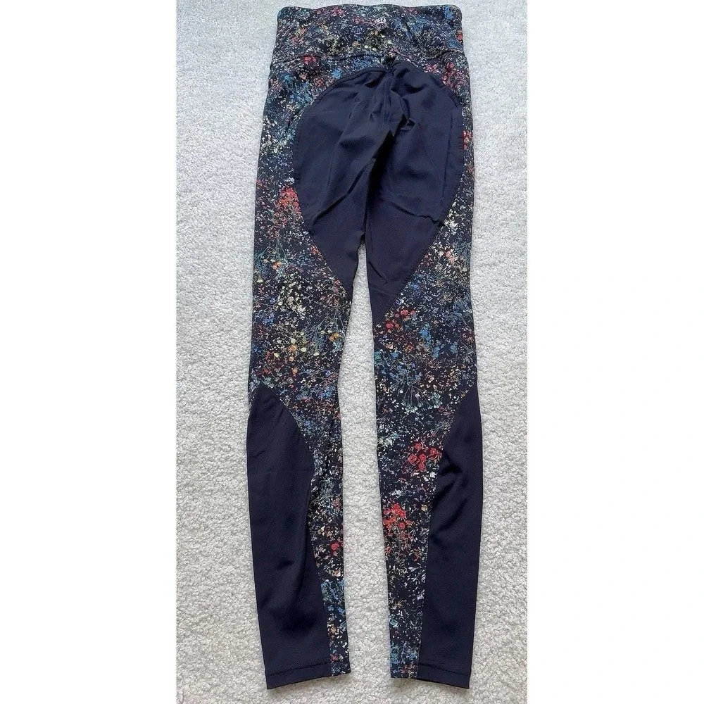 LULULEMON Wake and Train High Rise Flowerescent Leggings 4